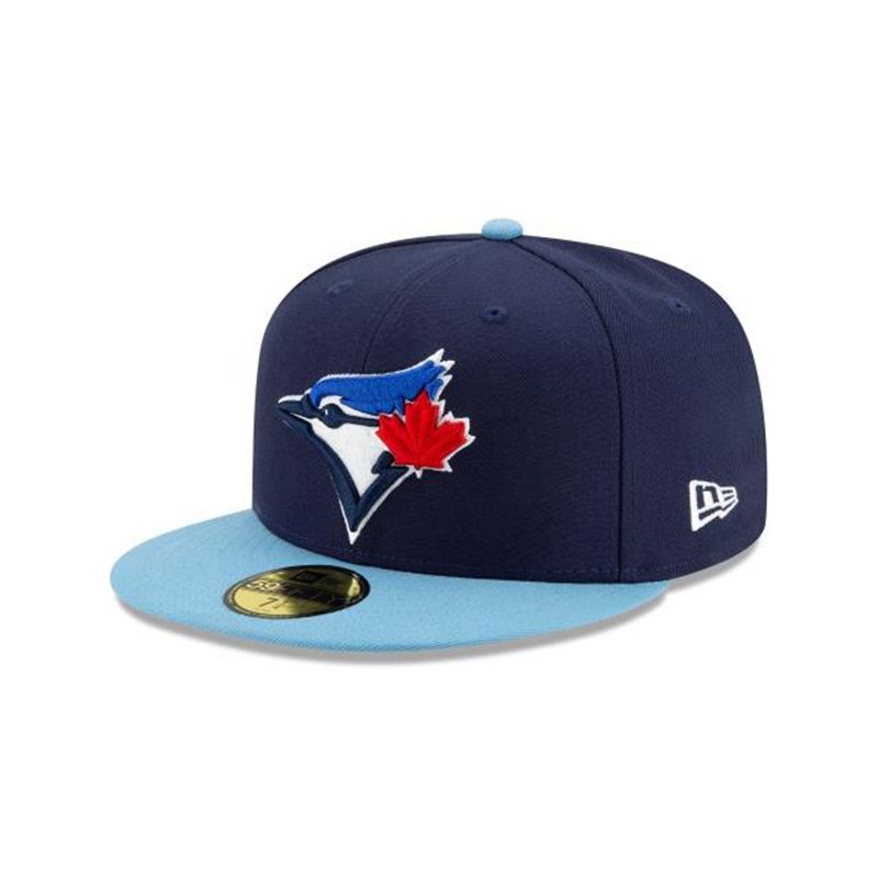 MLB Toronto Blue Jays Authentic Collection Alt 4 59Fifty Fitted (VFK8597) - Blue New Era Caps